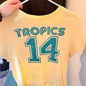 No Boundaries Yellow Tee